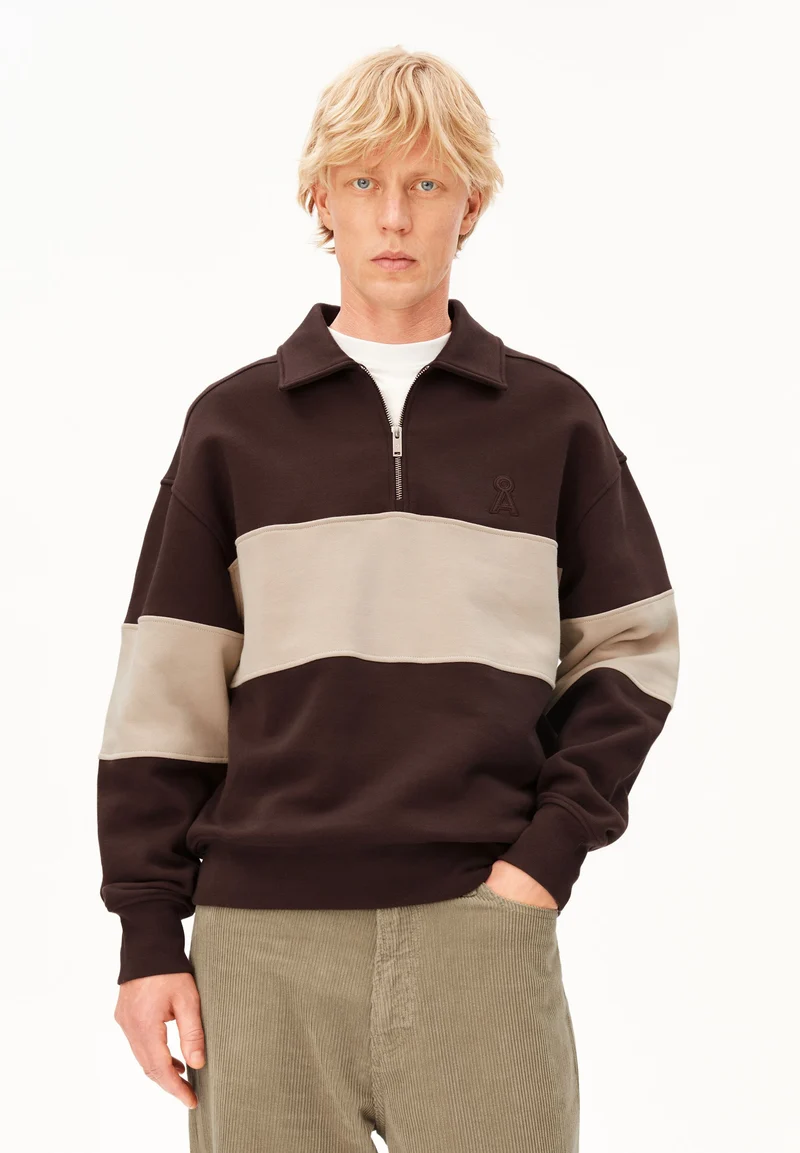 GESTREIFTES TROYER SWEATSHIRT