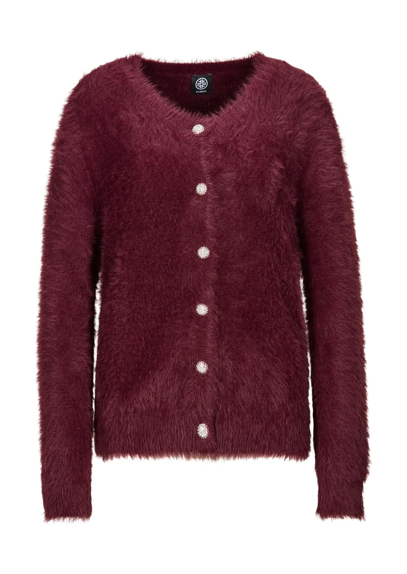 Kuscheljacke mit Dekoknöpfen – Softness in ihrer schönsten Form Barolo