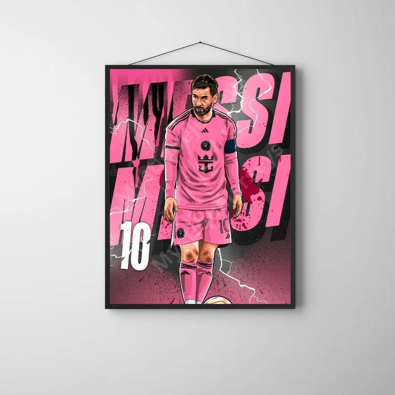 Lionel Messi Inter Miami Druck