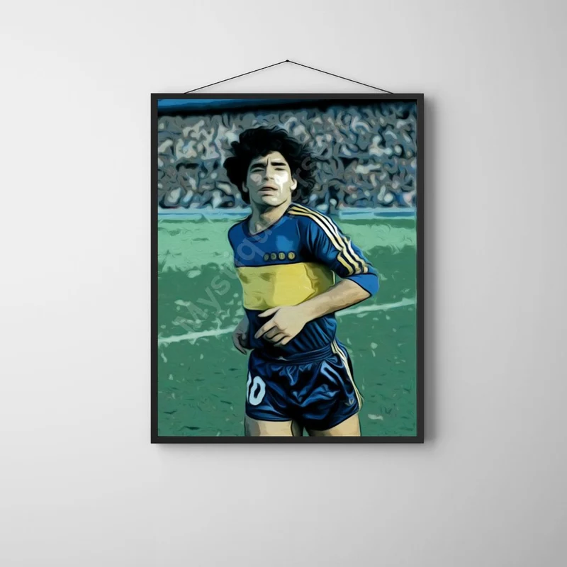 Maradona Boca Juniors Druck