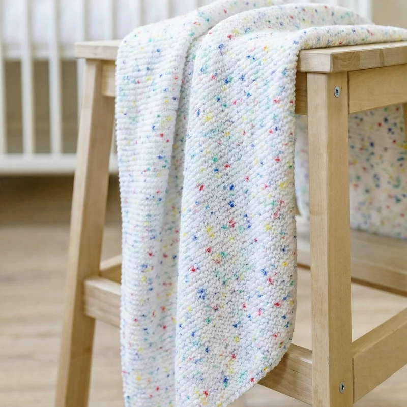 Strick-Set Anfänger BabyLana Babydecke (inkl. Strickanleitung)