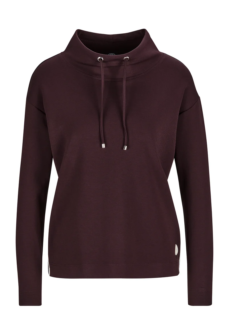 Scuba-Sweatshirt mit Stehkragen