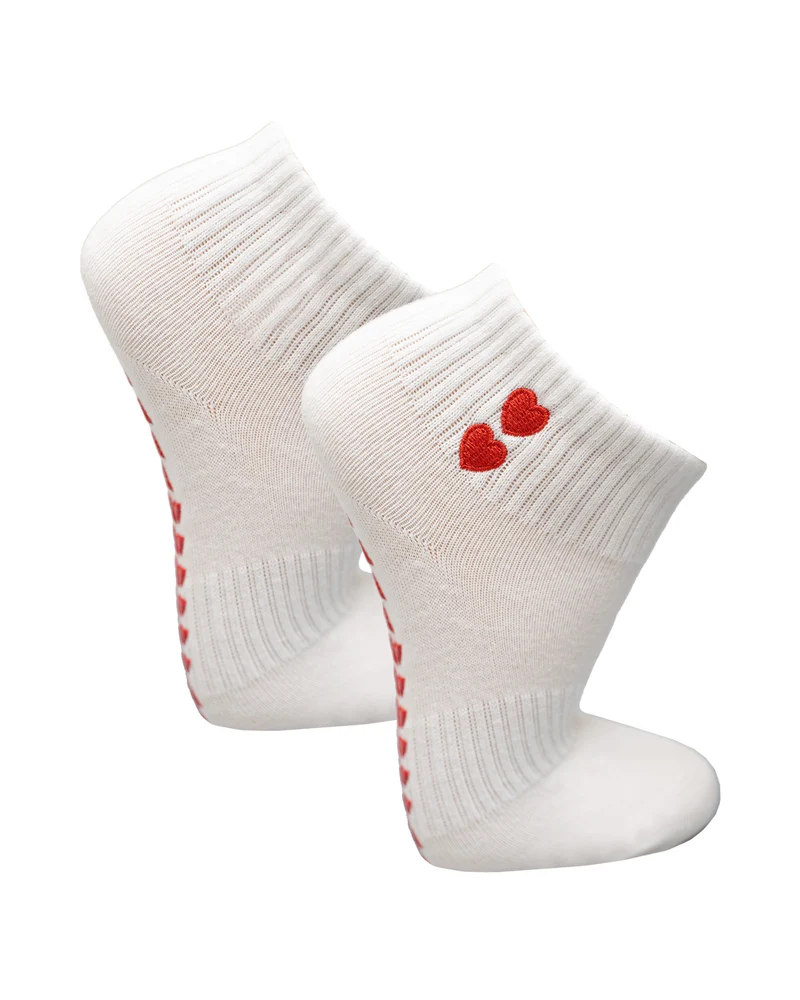 Yoga Pilates Socken Anti-Rutsch Herz Kurz HomeOfSocks