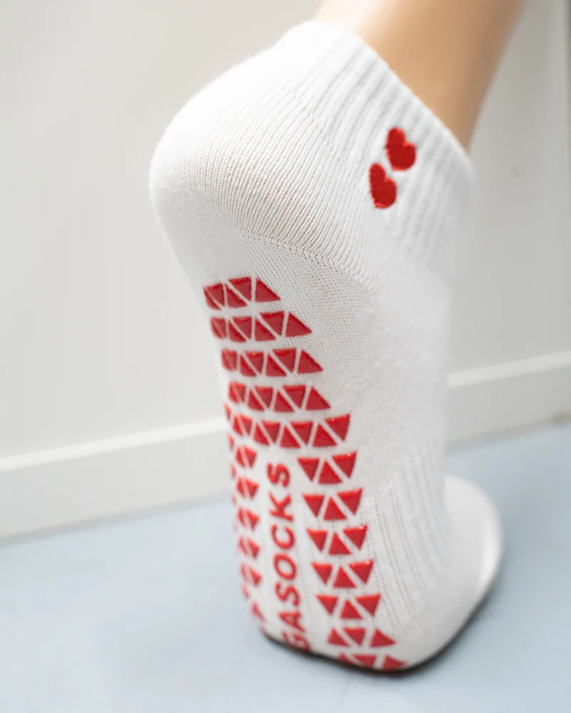 Yoga Pilates Socken Anti-Rutsch Herz Kurz HomeOfSocks