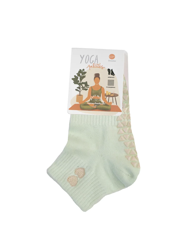 Yoga Pilates Socken Anti-Rutsch Herz Kurz HomeOfSocks