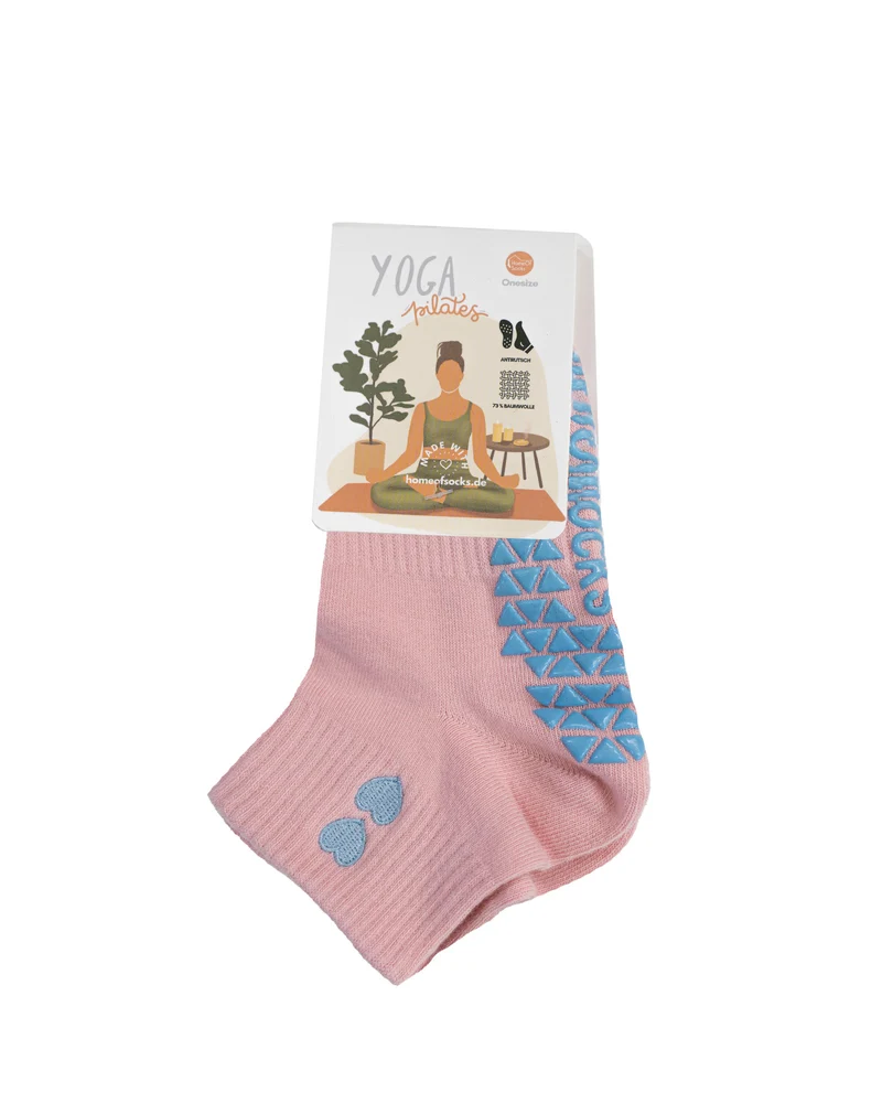 Yoga Pilates Socken Anti-Rutsch Herz Kurz HomeOfSocks