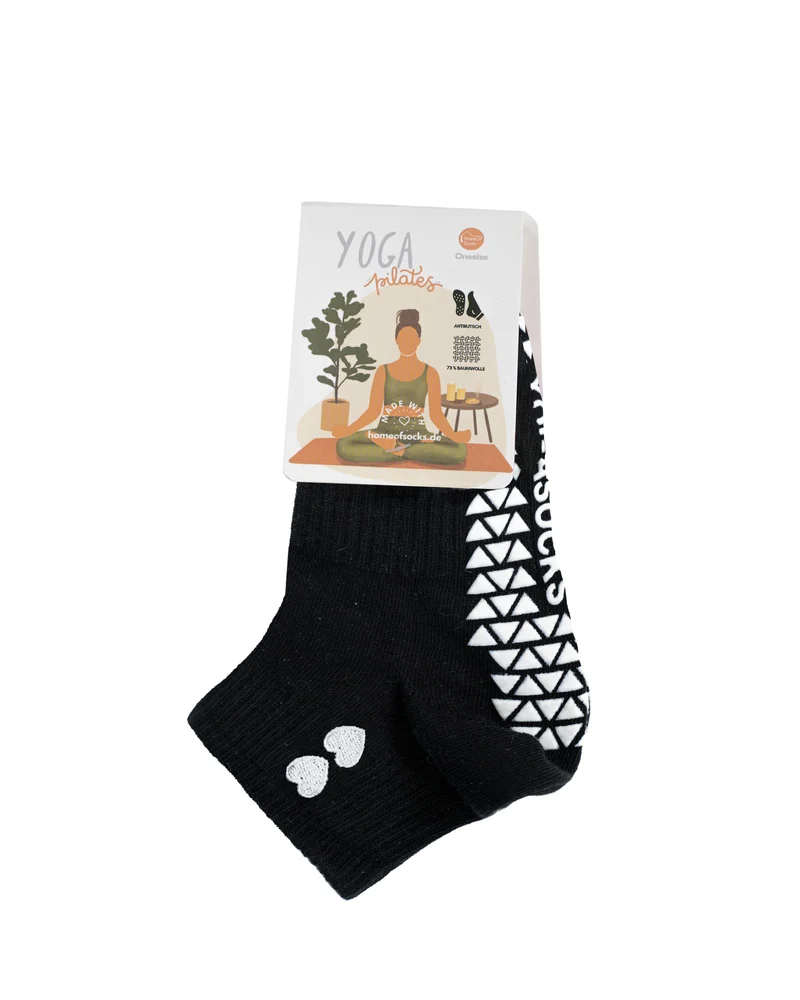 Yoga Pilates Socken Anti-Rutsch Herz Kurz HomeOfSocks