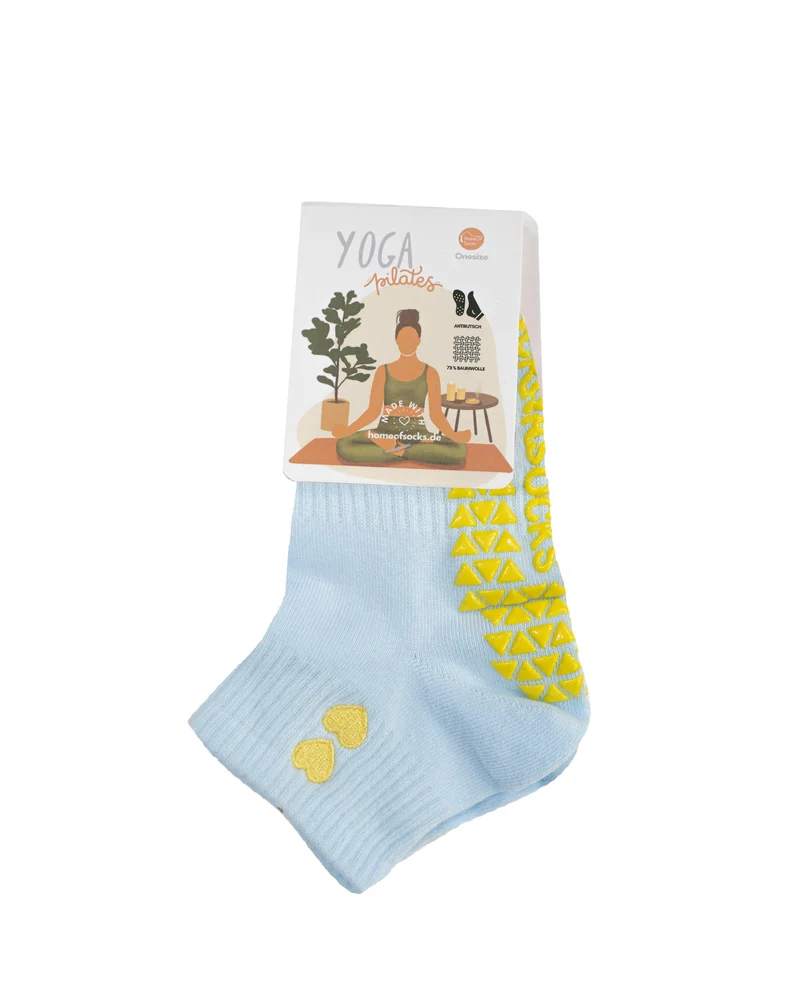 Yoga Pilates Socken Anti-Rutsch Herz Kurz HomeOfSocks