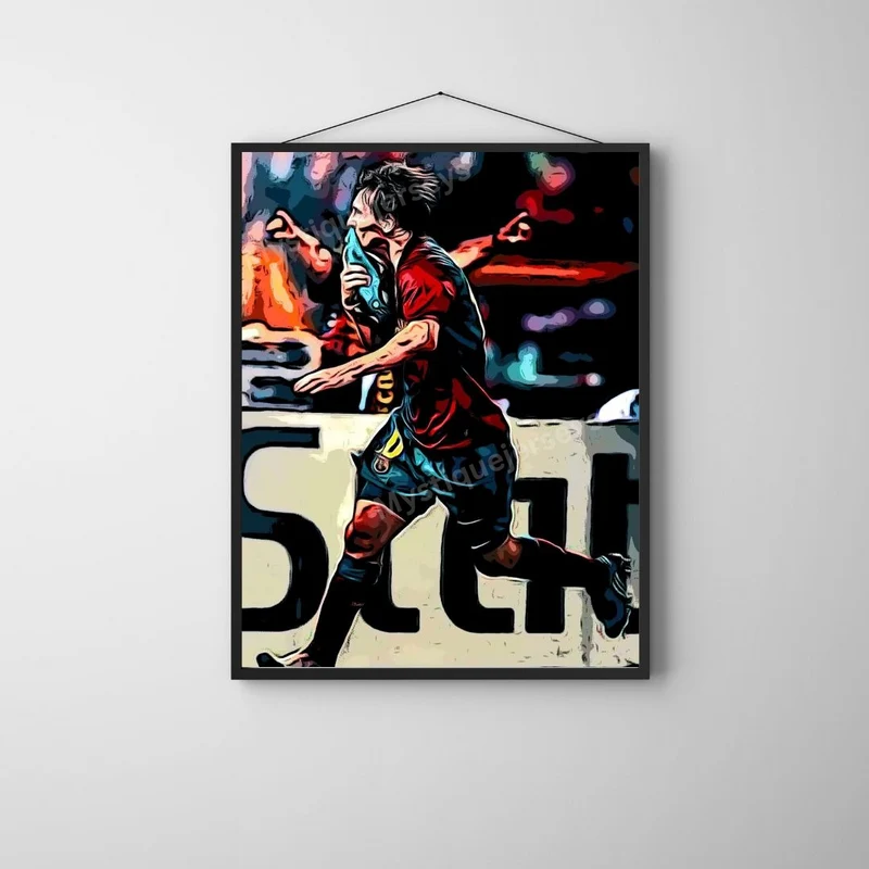 Lionel Messi Barcelona Druck