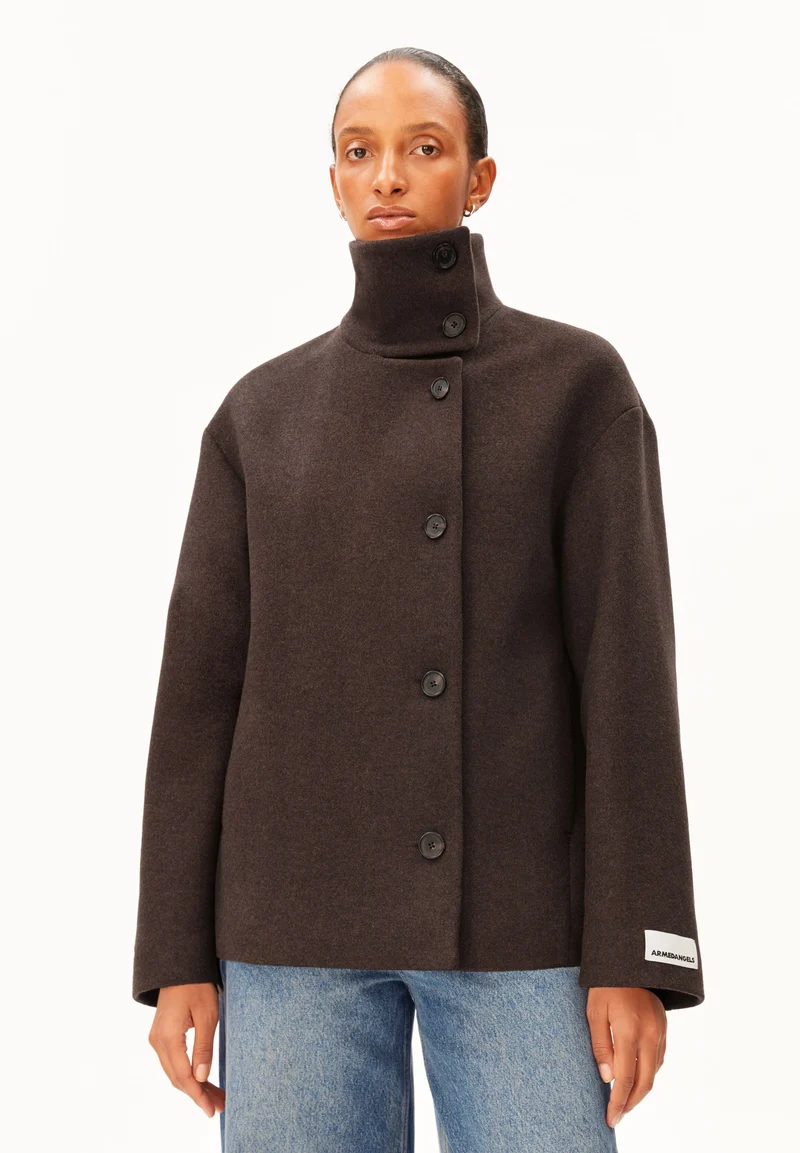 MAJELAA WOLLJACKE | claystone melange