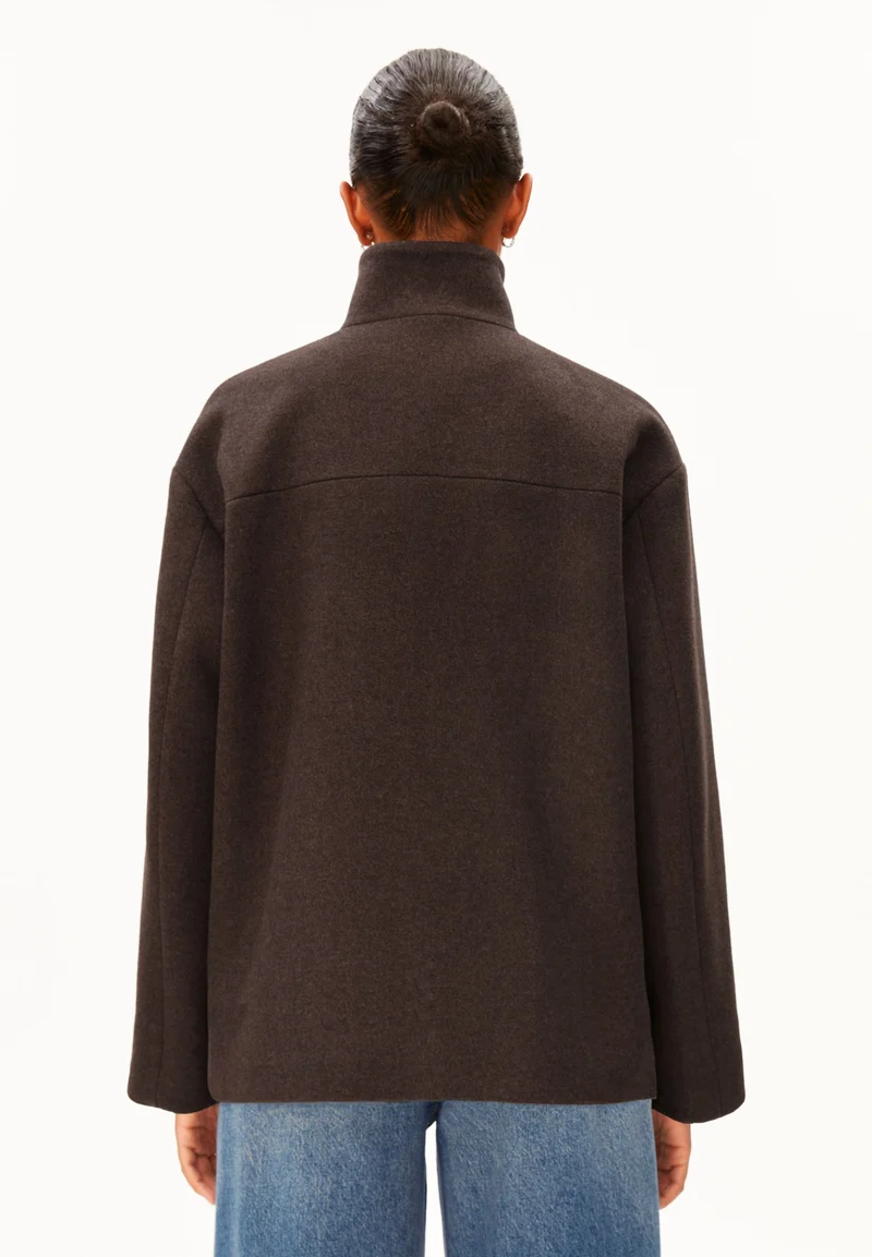 MAJELAA WOLLJACKE | claystone melange