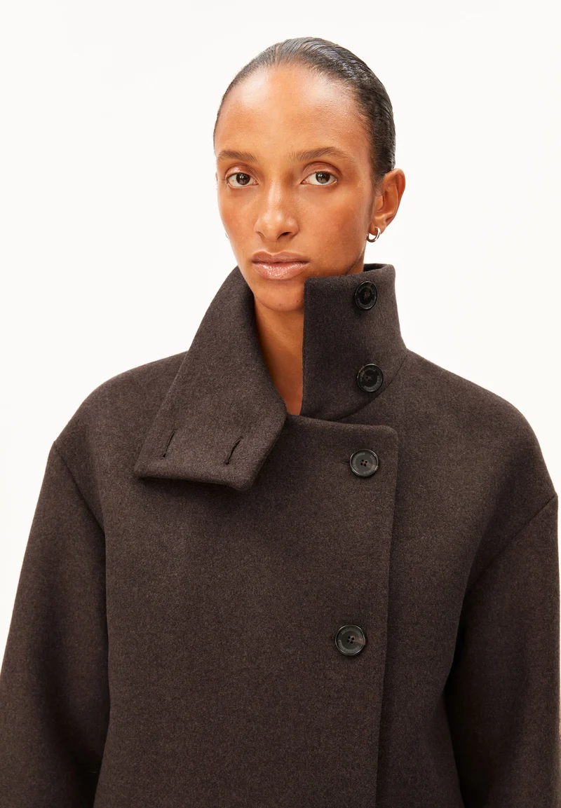 MAJELAA WOLLJACKE | claystone melange