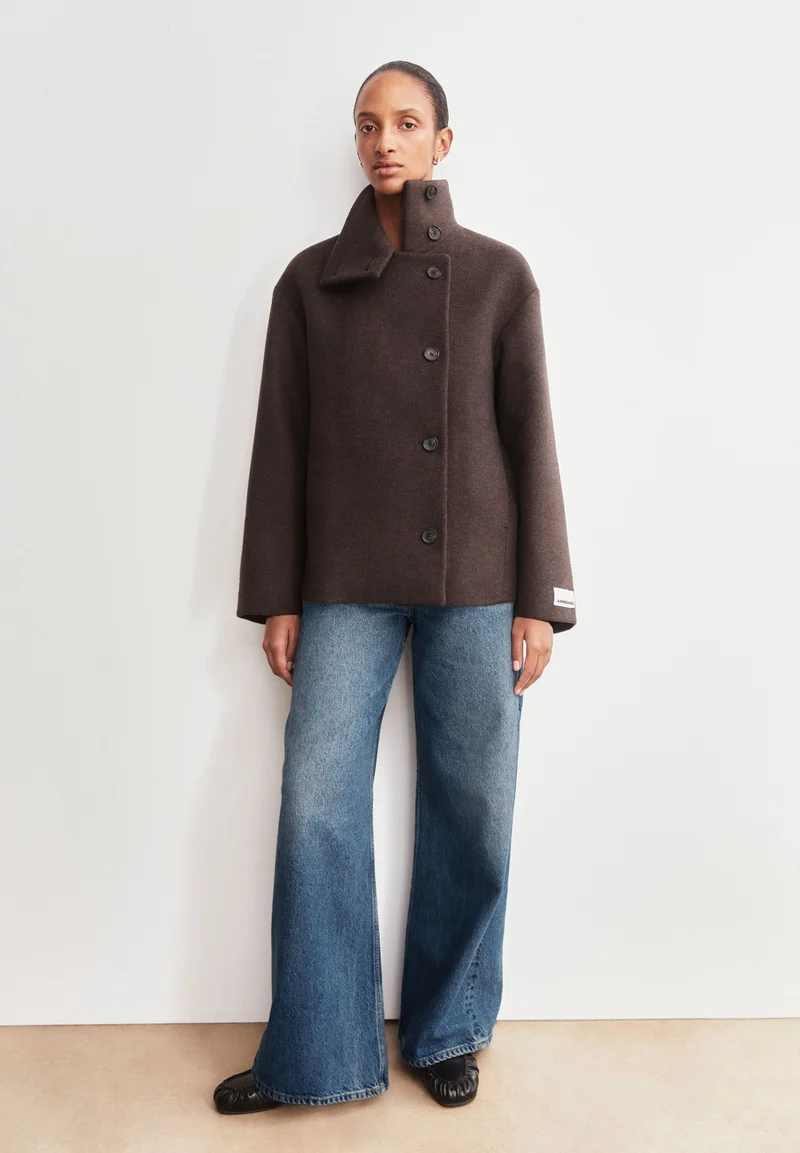 MAJELAA WOLLJACKE | claystone melange