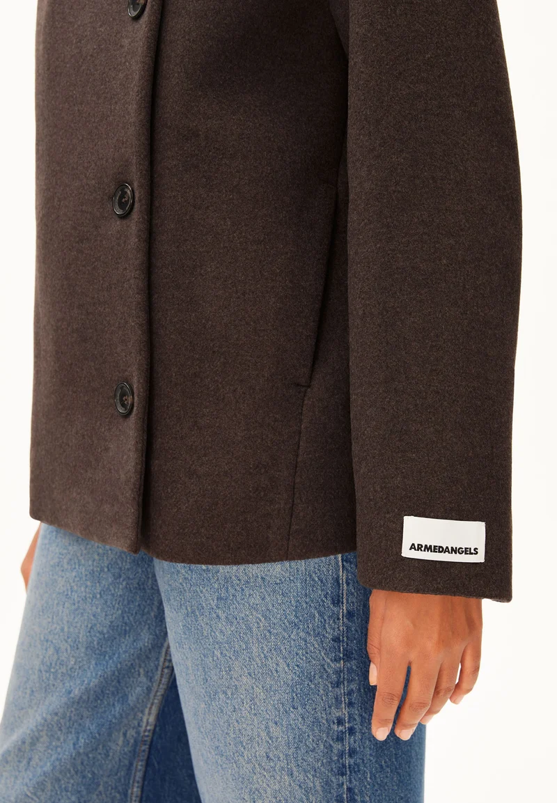MAJELAA WOLLJACKE | claystone melange