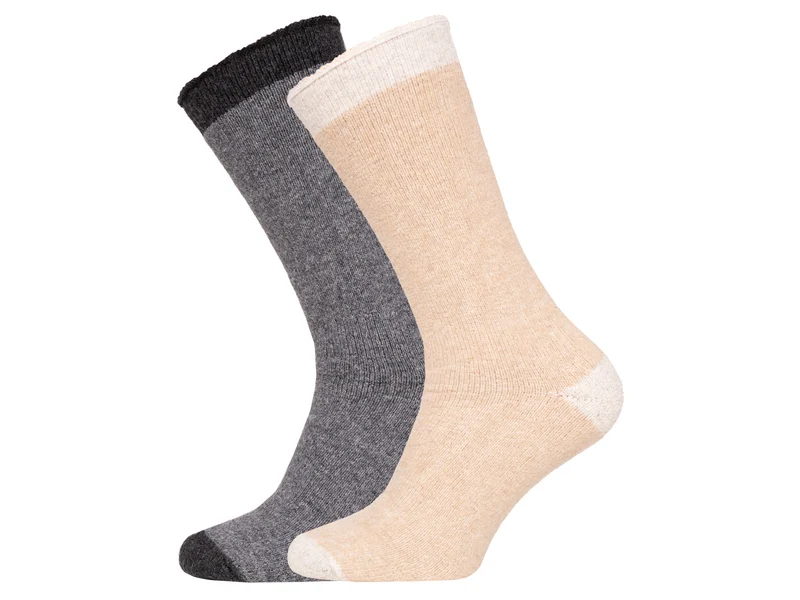 Ein Paar Wollsocke aus 70% Lammwolle mit Weich Frottee