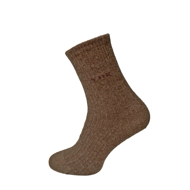 Ein Paar Wollsocken aus 100% Yak Wolle