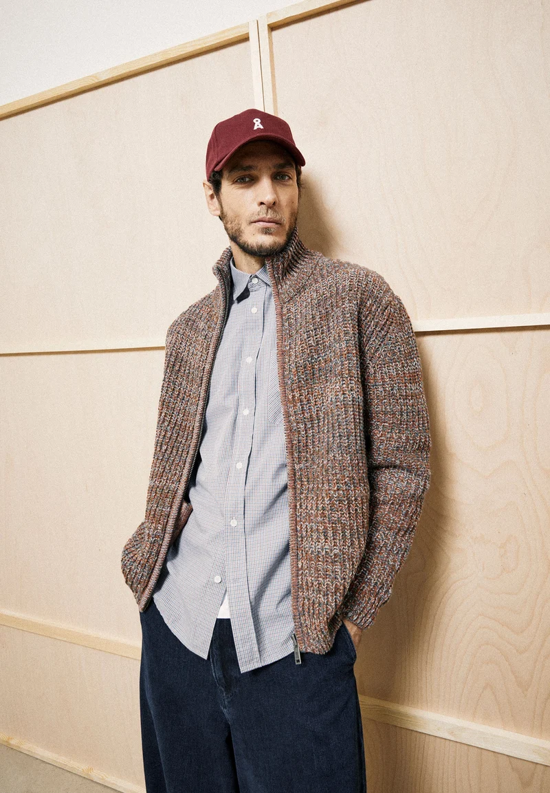 MOULINÉ STRICKJACKE | earthshade tweed-dusty moon tweed