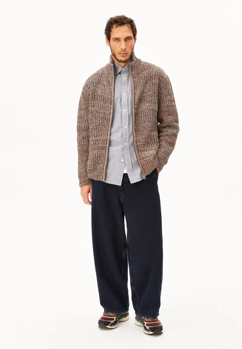 MOULINÉ STRICKJACKE | earthshade tweed-dusty moon tweed