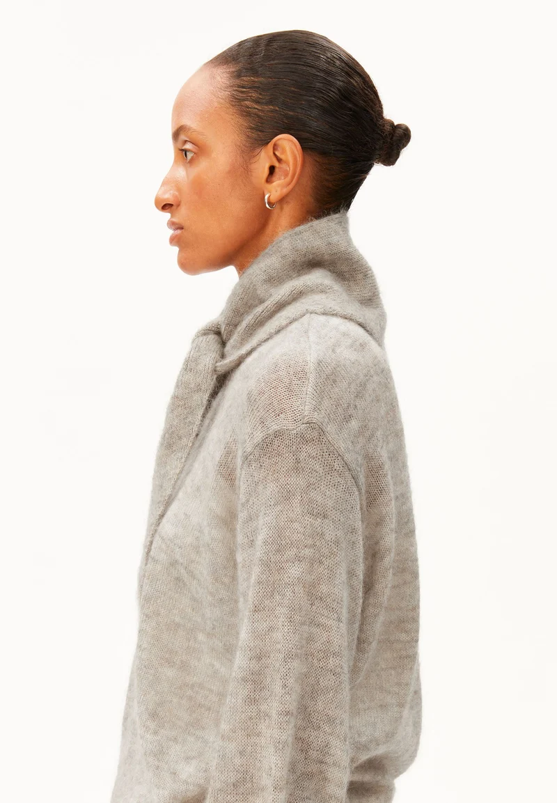 MOHAIR-MIX SCHAL | honey melange