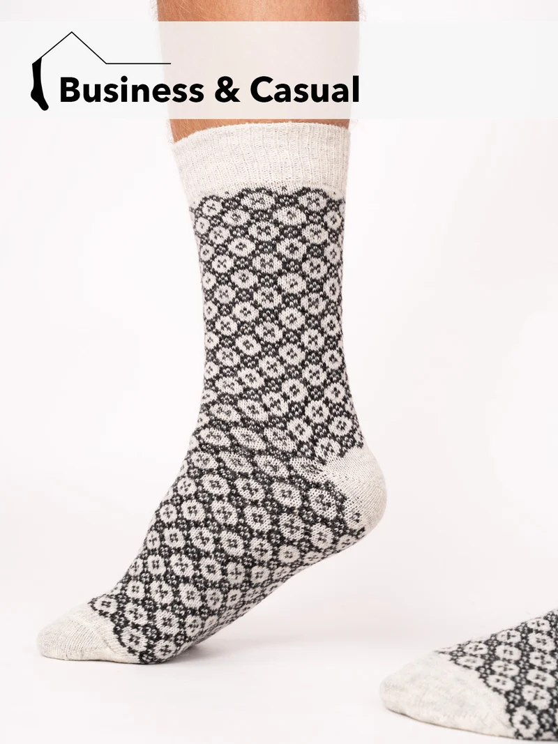 80% Wollsocken Casual Elegantes Design