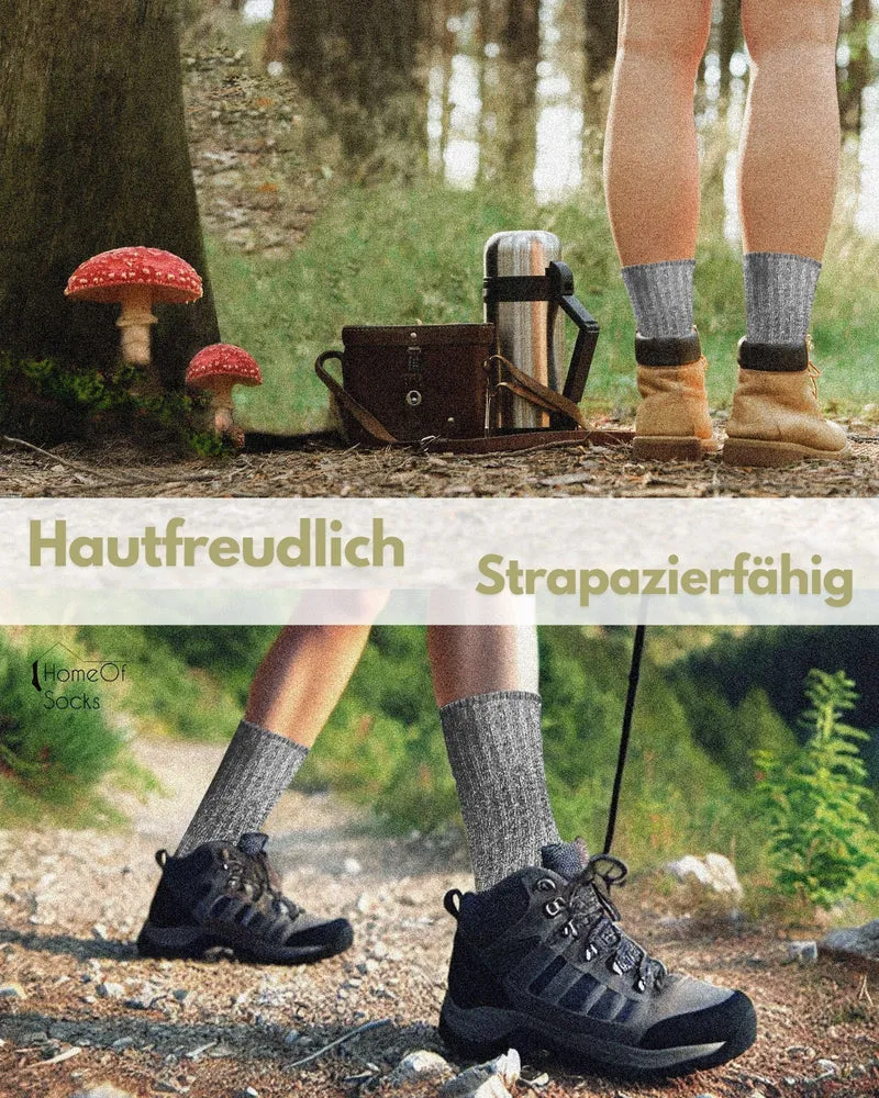 Wollsocken Wanderlust 85% Merinowolle