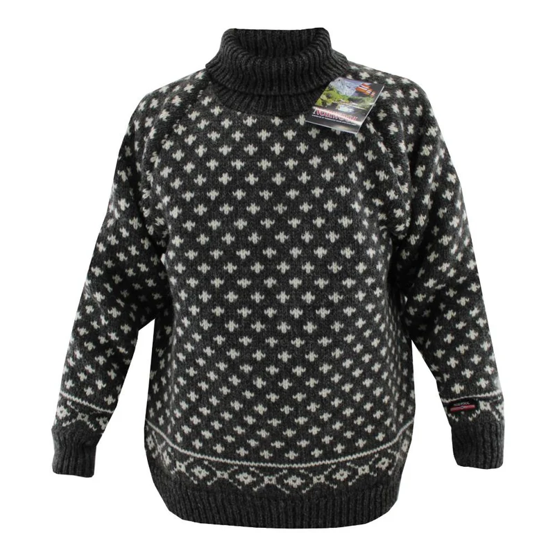 Isländischer Rollkragen Pullover aus reine Schurwolle - NOORWOOL