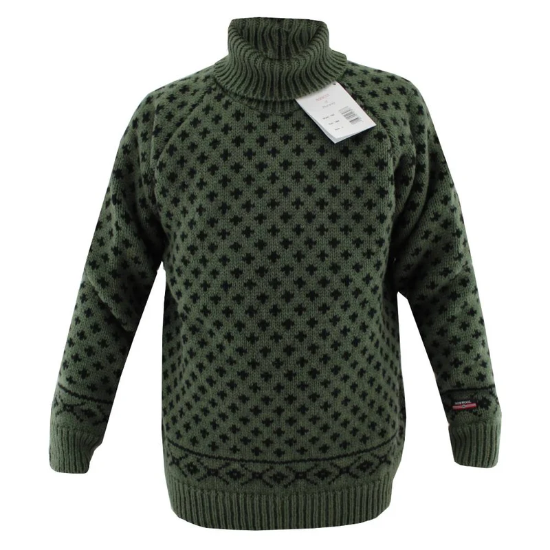 Isländischer Rollkragen Pullover aus reine Schurwolle - NOORWOOL