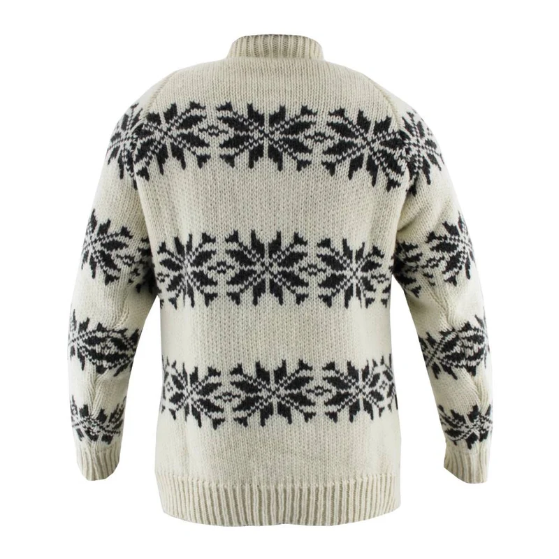 Wollpullover mit Motiv 100% Wolle