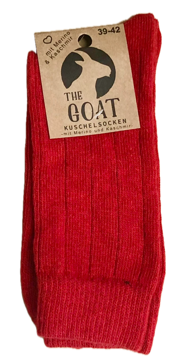 Wollsocken mit Merino & Kaschmirwolle Gr. 39-42