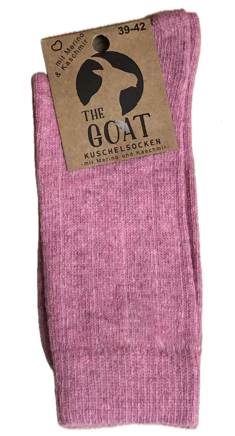 Wollsocken mit Merino & Kaschmirwolle Gr. 39-42