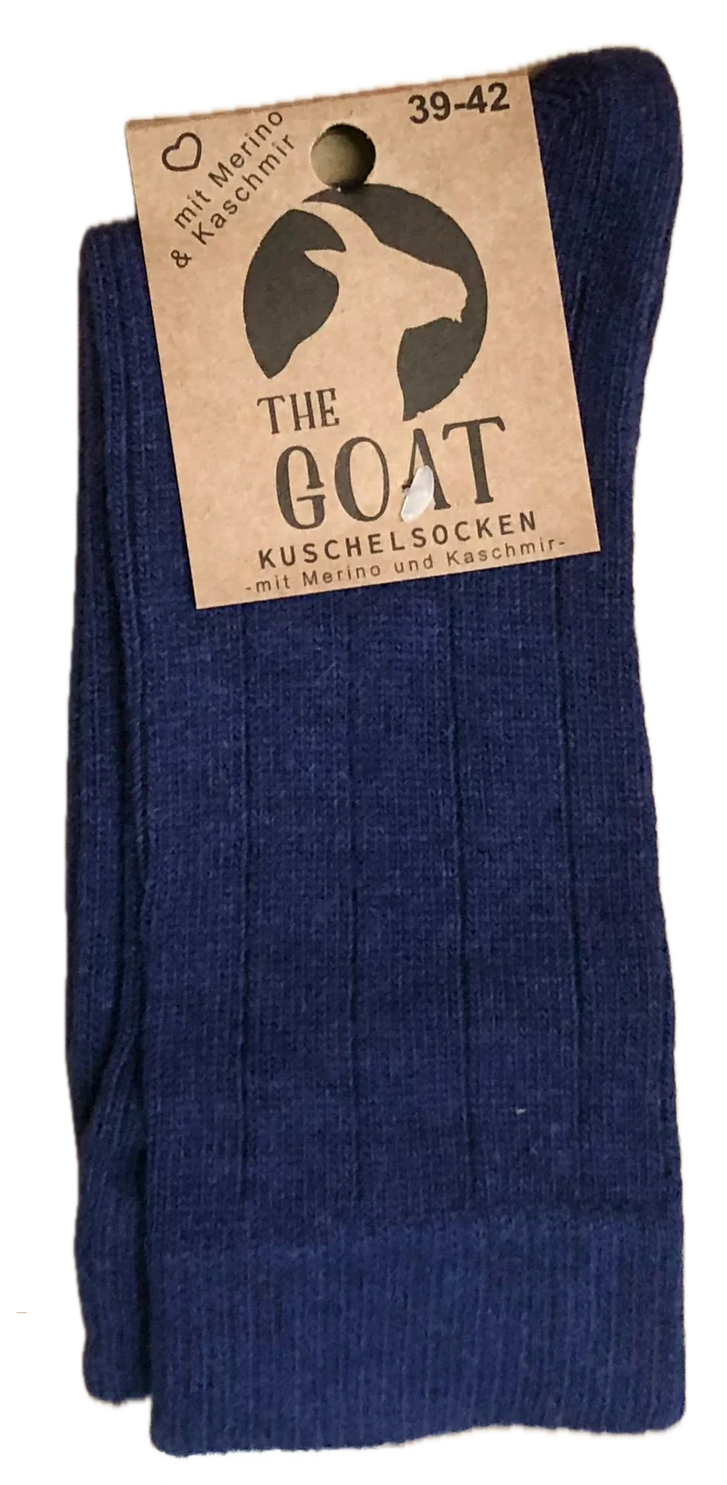 Wollsocken mit Merino & Kaschmirwolle Gr. 39-42
