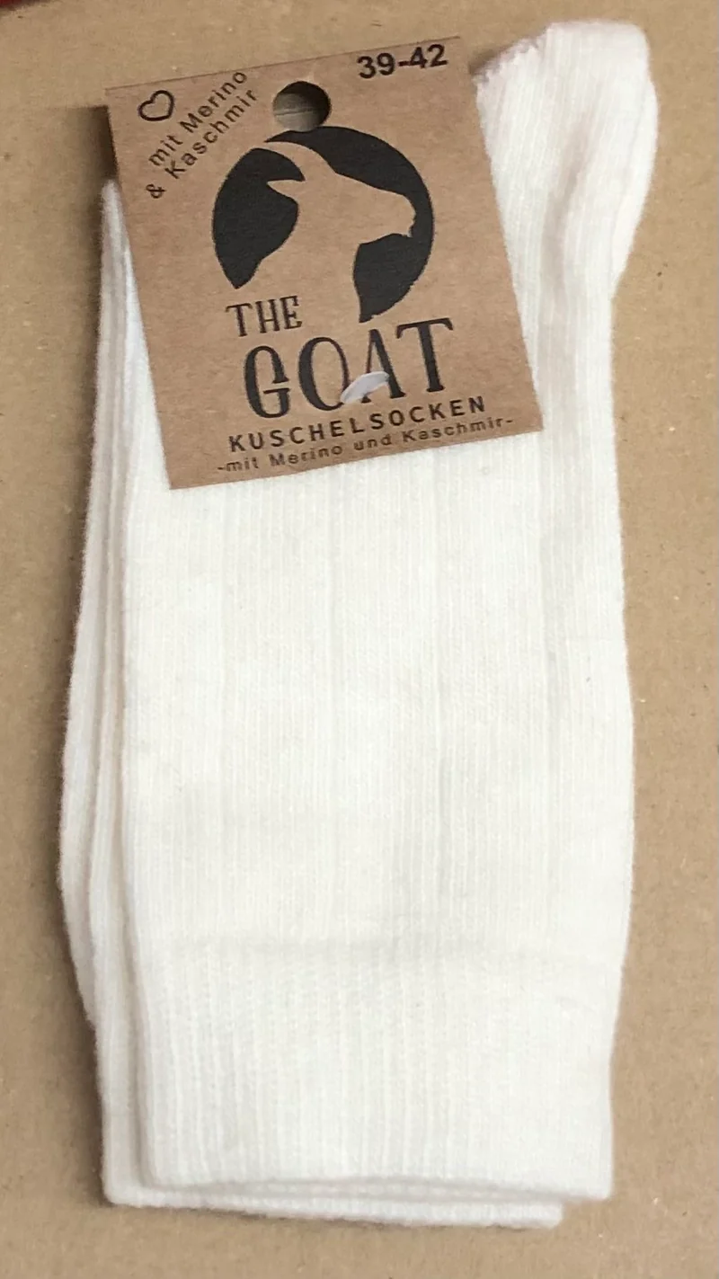Wollsocken mit Merino & Kaschmirwolle Gr. 39-42