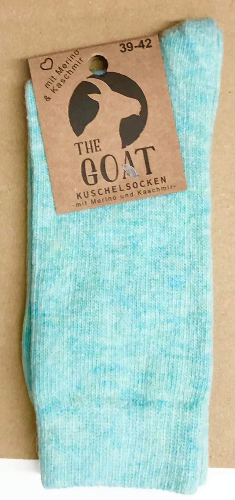 Wollsocken mit Merino & Kaschmirwolle Gr. 39-42