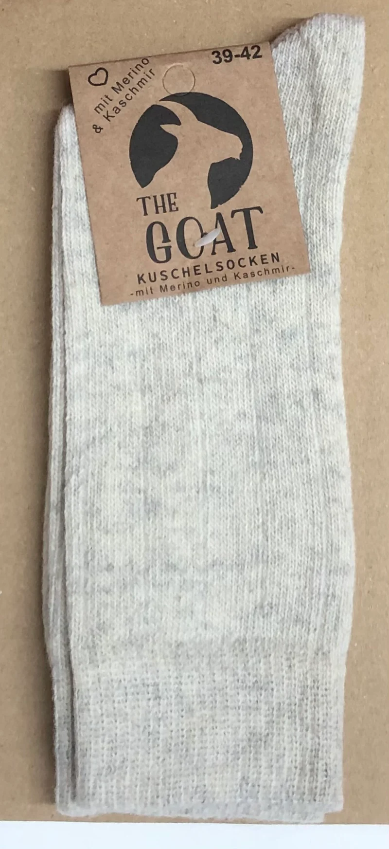 Wollsocken mit Merino & Kaschmirwolle Gr. 39-42