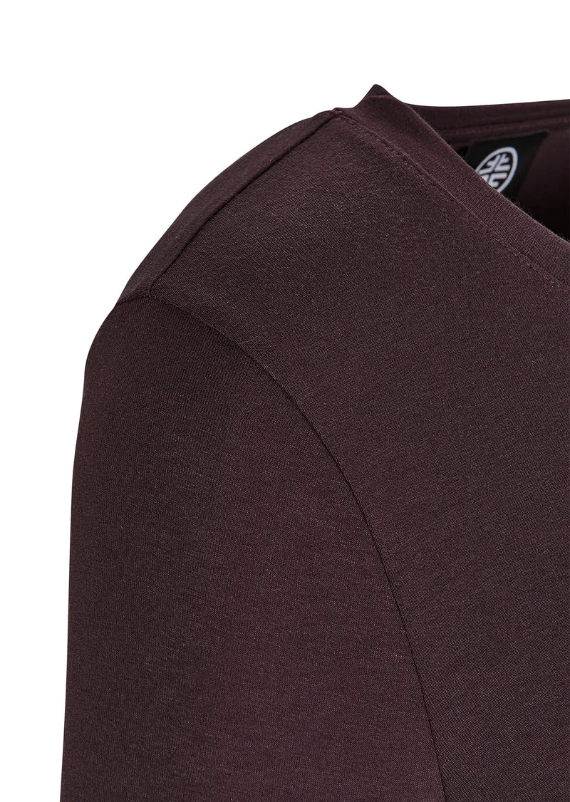 Basic Rundhals-Shirt Barolo