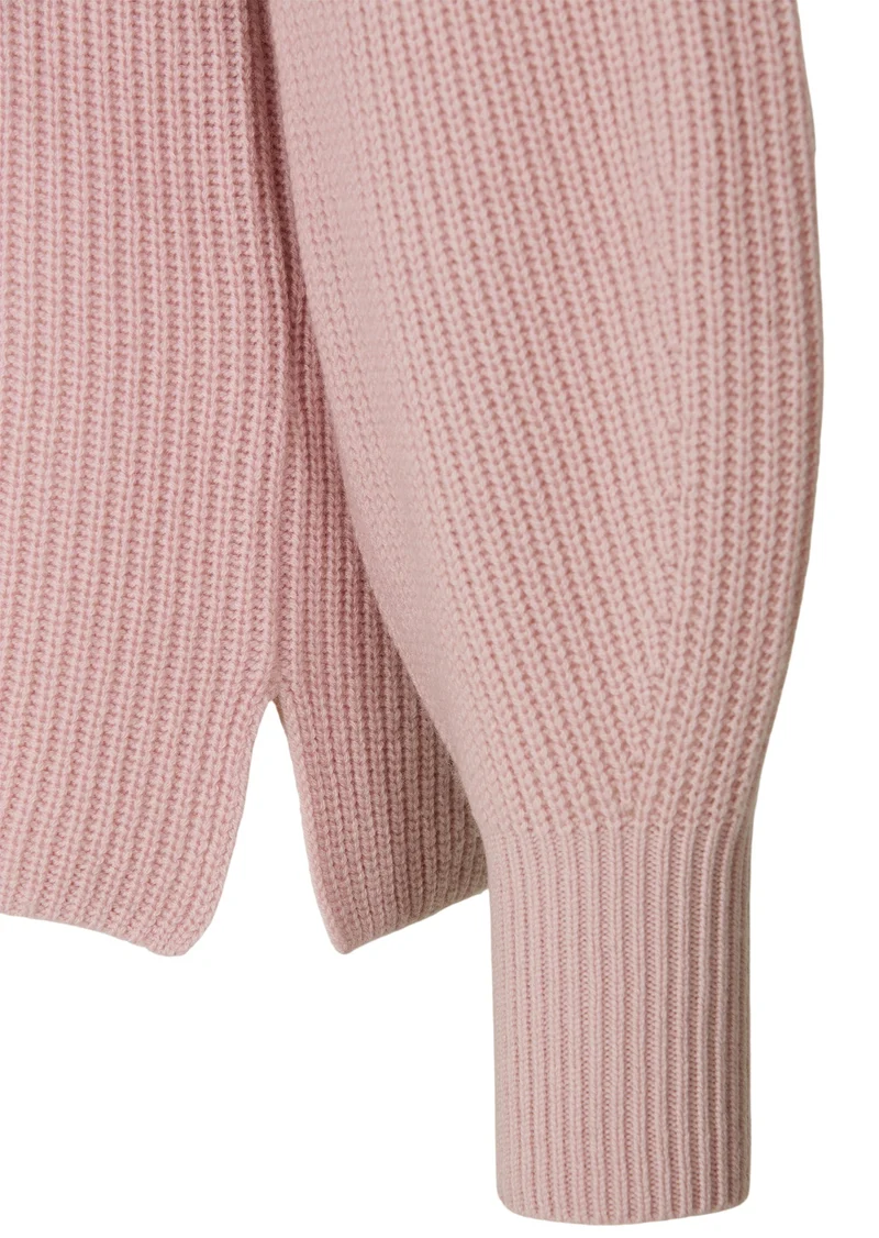 Kaschmirpullover – Moderne Silhouette trifft luxuriöse Qualität Rosenquarz