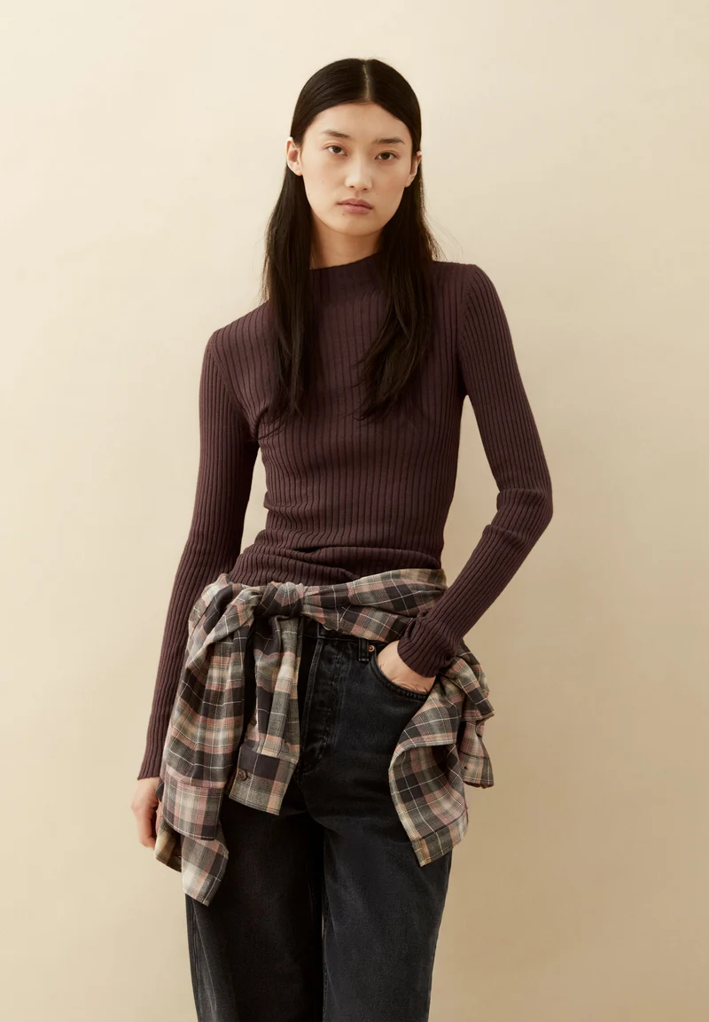 ALAANIA STRICKPULLOVER | claystone
