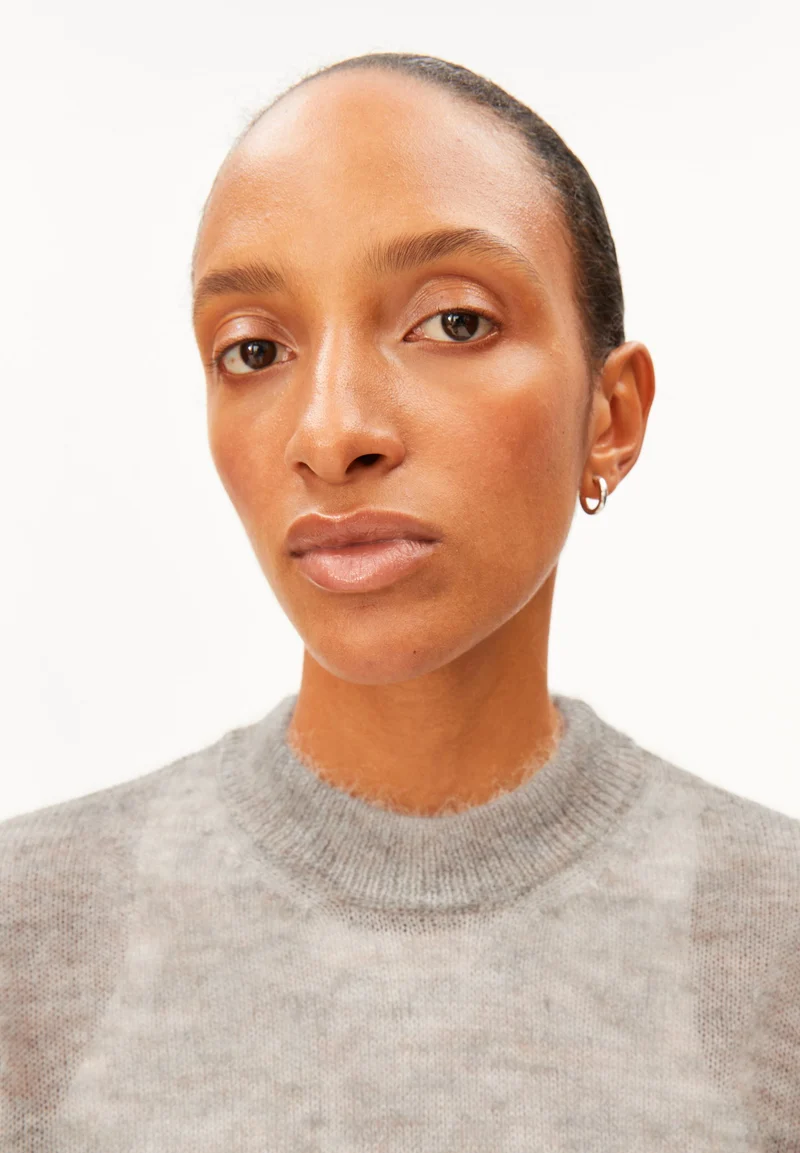 MOHAIR-MIX STRICKPULLOVER | honey melange