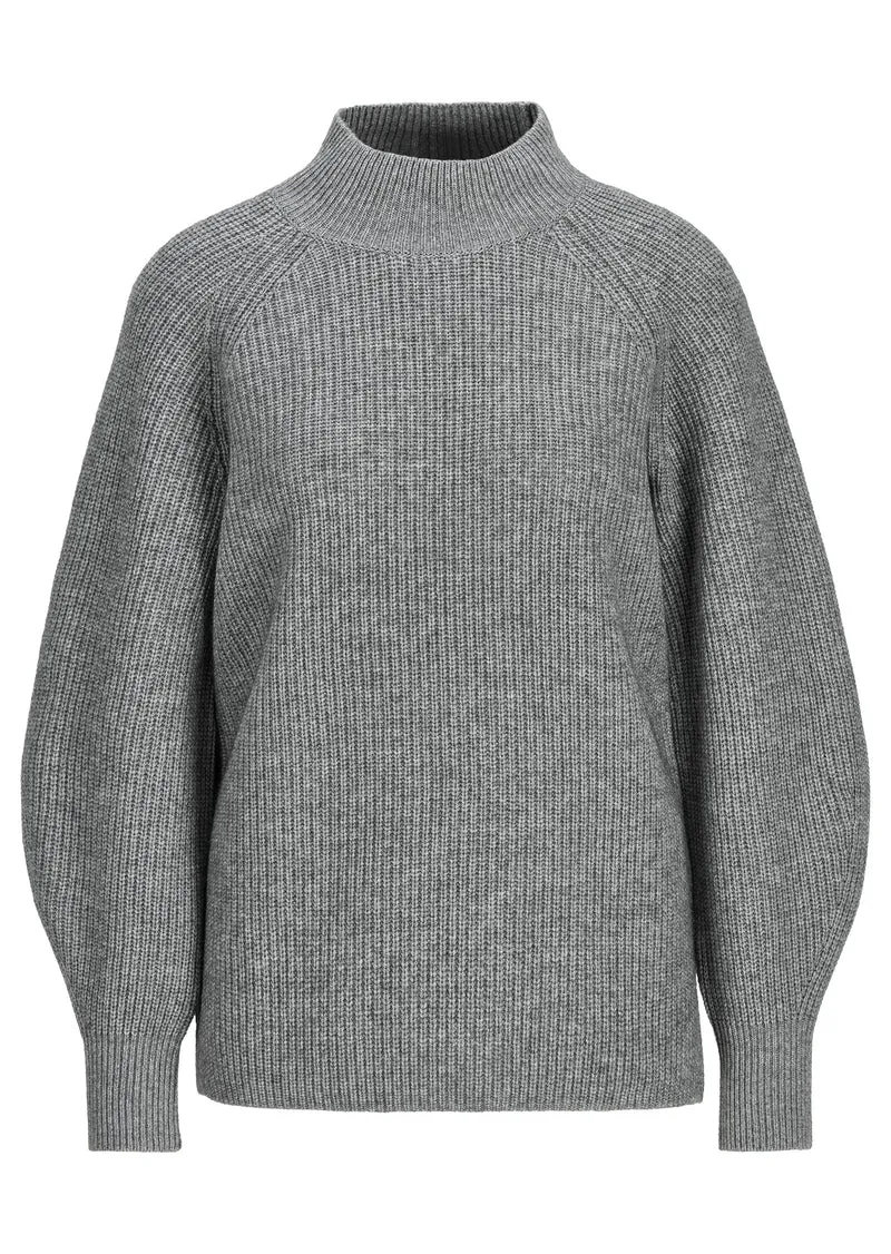 Kaschmirpullover – Moderne Silhouette trifft luxuriöse Qualität Titan