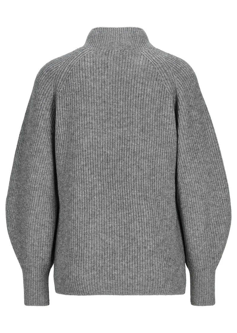 Kaschmirpullover – Moderne Silhouette trifft luxuriöse Qualität Titan