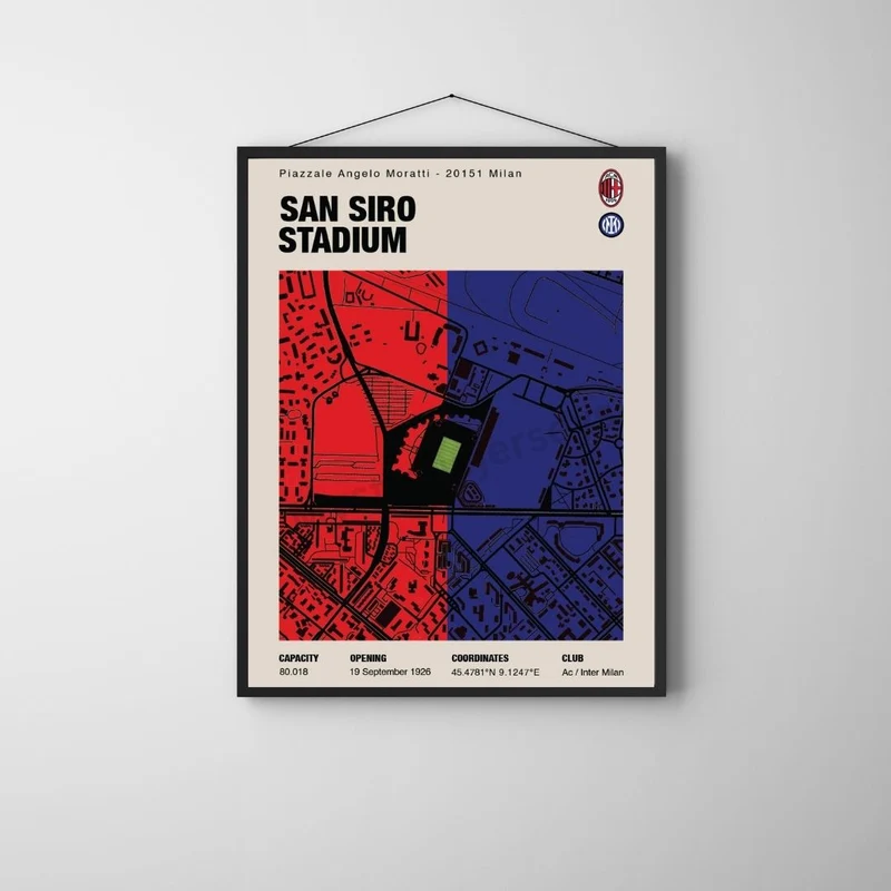 San Siro Karte drucken