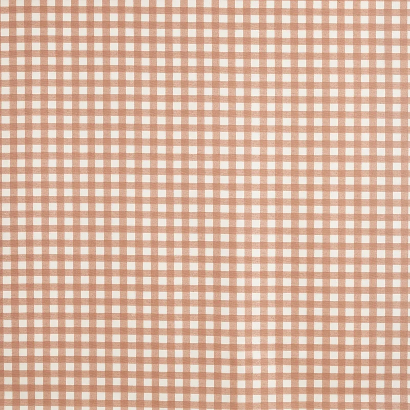 Baumwollstoff Tiny Gingham - marmelade