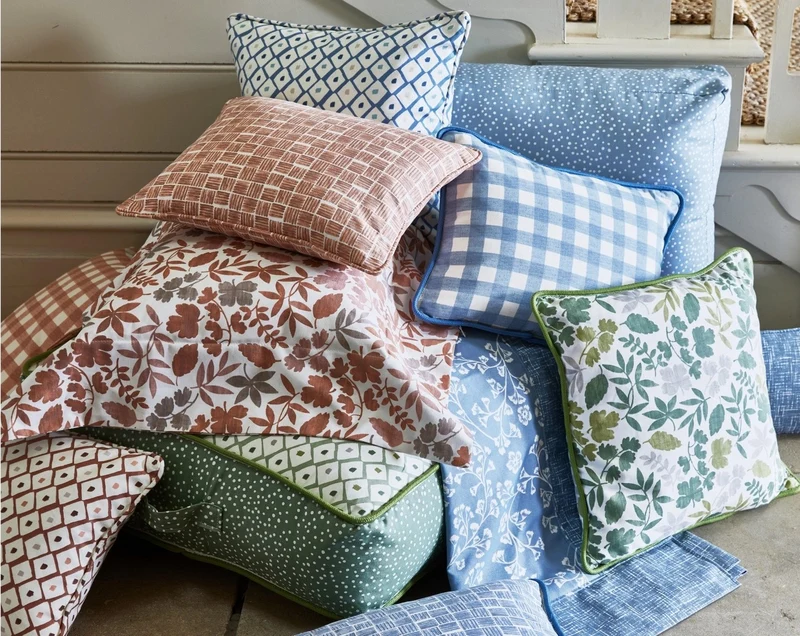 Baumwollstoff Tiny Gingham - marmelade