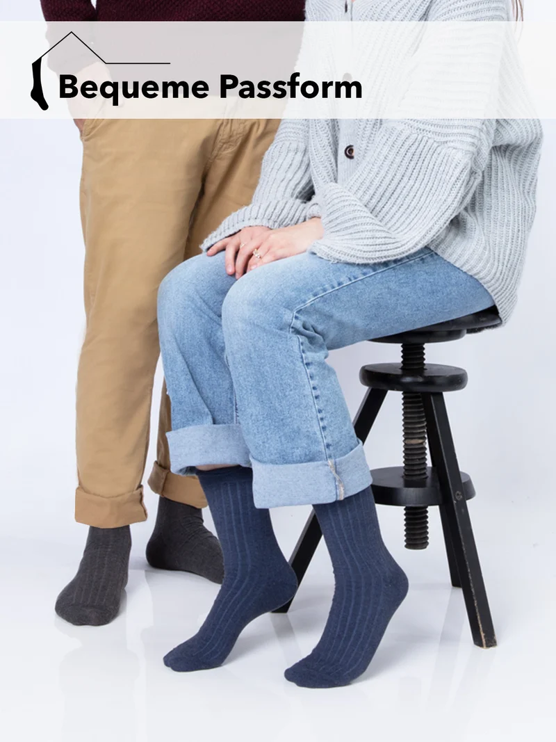 Bio Baumwoll & Kamelhaar Business Socken Premium