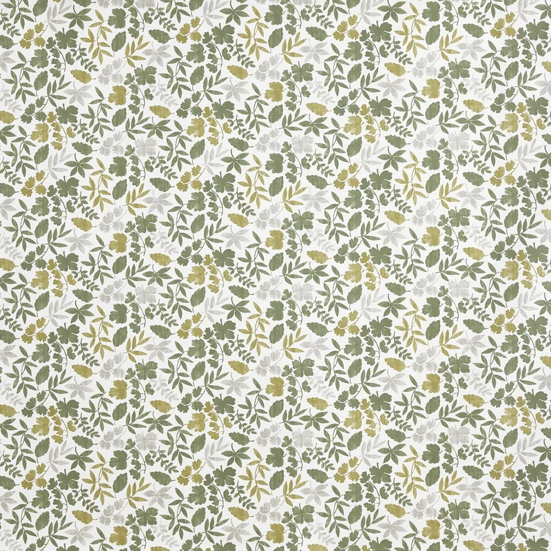 Baumwollstoff Tiny Leaves - olive