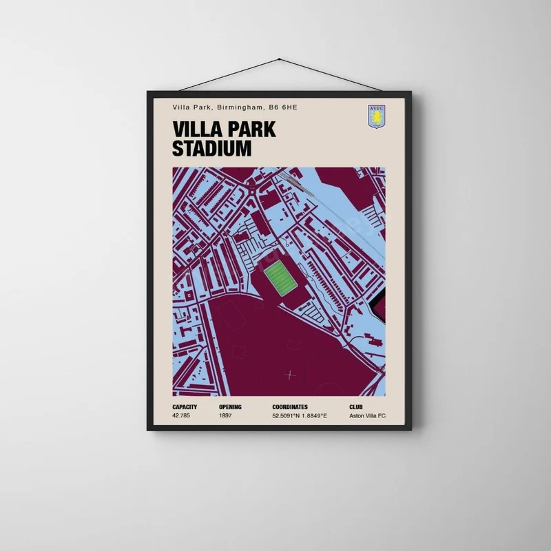 Aston Villa Park Druck