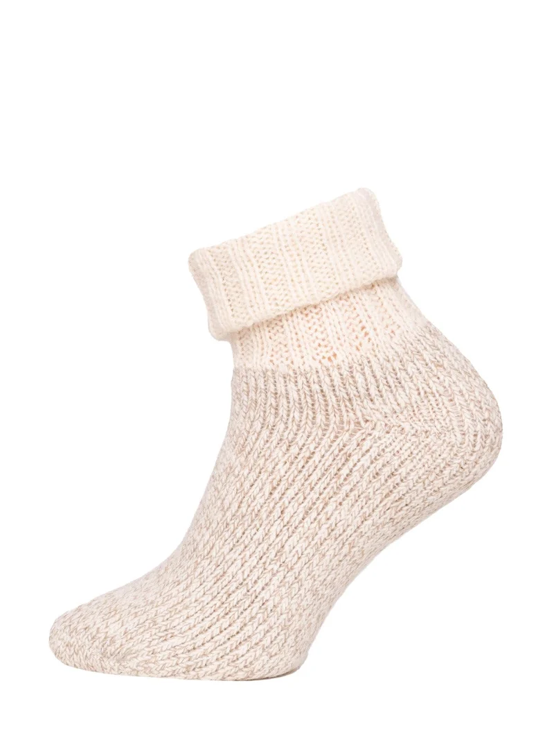 Ein Paar Baumwoll Wollsocke Weich in Pastell