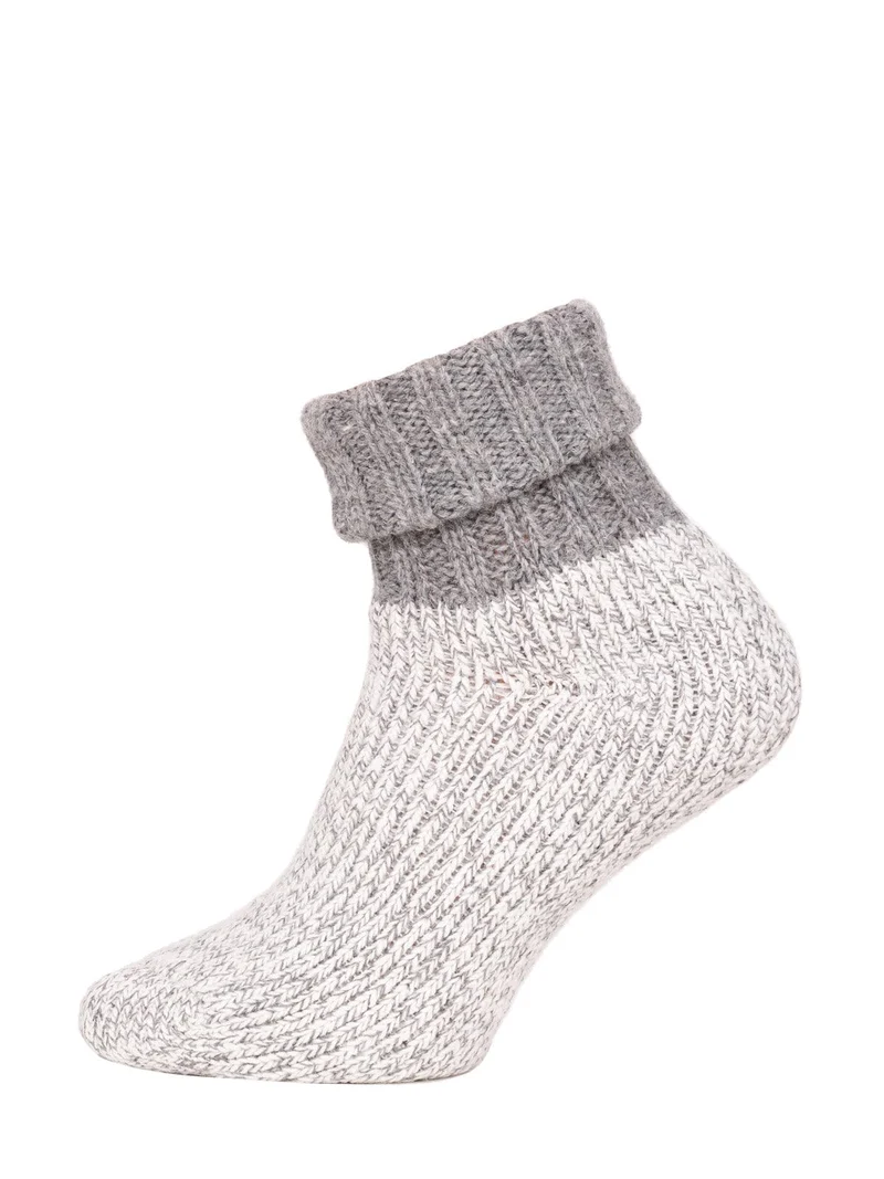 Ein Paar Baumwoll Wollsocke Weich in Pastell