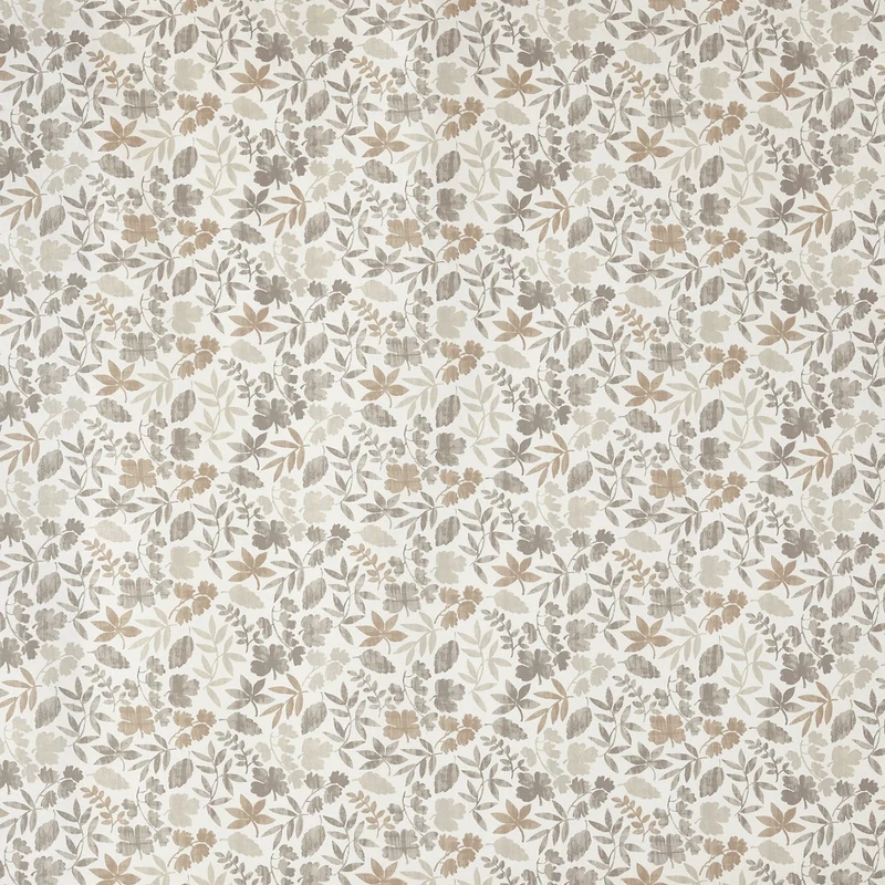 Baumwollstoff Tiny Leaves - linen