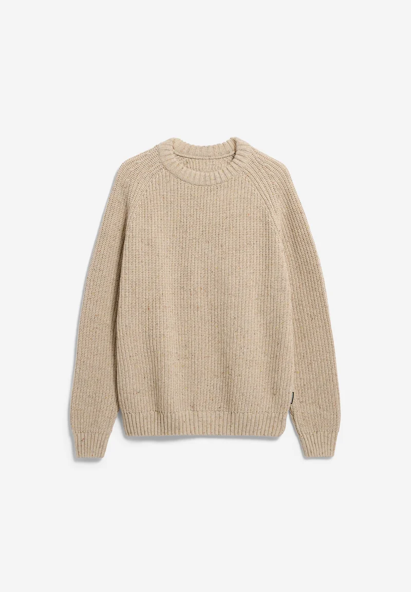 KIAANO TWEED-STRICKPULLOVER | sandstone tweed